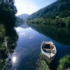 BOAT ON RIVER WYE